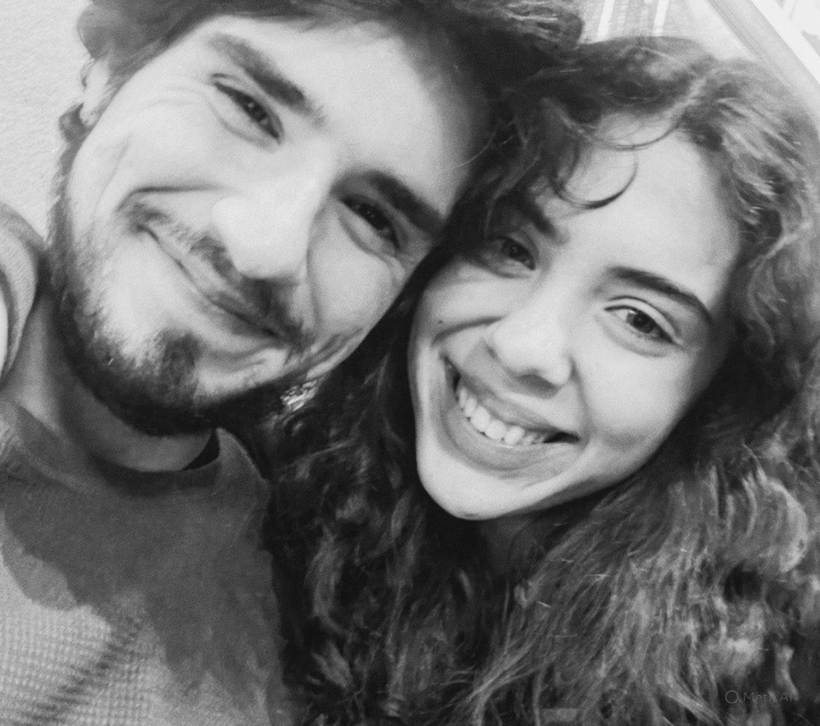 Um retrato nosso sorrindo